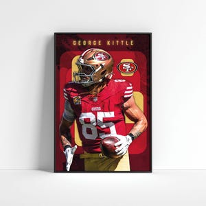 George Kittle Poster: San Francisco 49ers NFL Kunst (Digitaler Download)