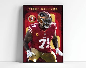 トレント ウィリアムズ サンフランシスコ 49ers 直筆サイン入り写真