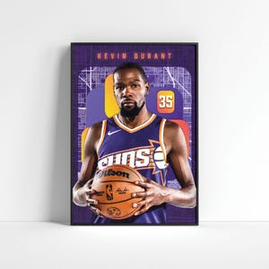 Kevin Durant Poster: Phoenix Suns NBA Print (Digital Download)