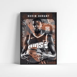 Kevin Durant Phoenix Suns Poster: NBA Wall Art (Digital Download)