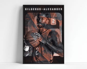 シェイ・ギルジャス＝アレクサンダー ポスター – OKCサンダー NBA
