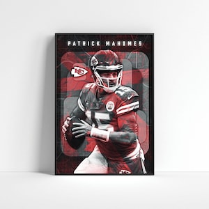 Patrick Mahomes Poster: Kansas City Chiefs Dark Edition (Digital Download)
