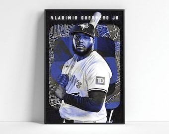 Vladimir Guerrero JR Poster, Toronto Blue Jays Poster, Baseball Prints, MLB Player Poster, MLB Prints, Baseball Wall Art, Baseball Gift