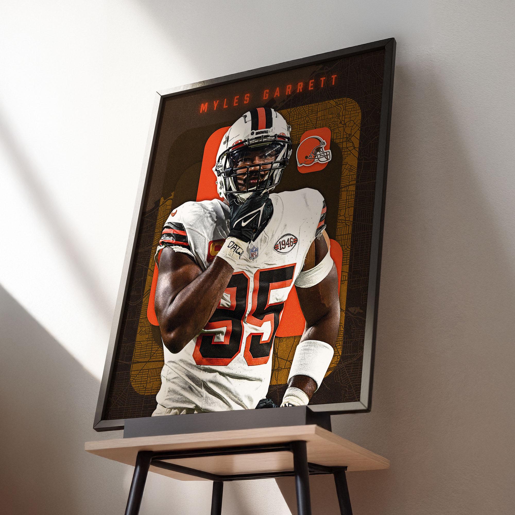 Myles Garrett - Cleveland Browns NFL Poster (digital Download) - Etsy