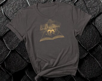 Book Dragon Bookish T-Shirt for Book Lovers