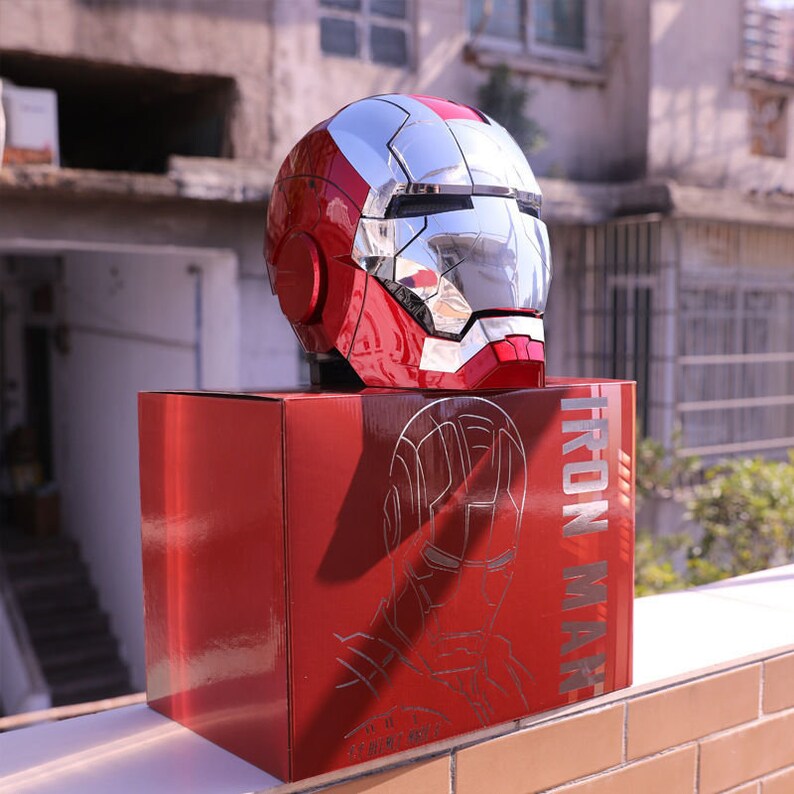 Máscara Jarvis del casco de Iron Man máscara de casco Etsy España