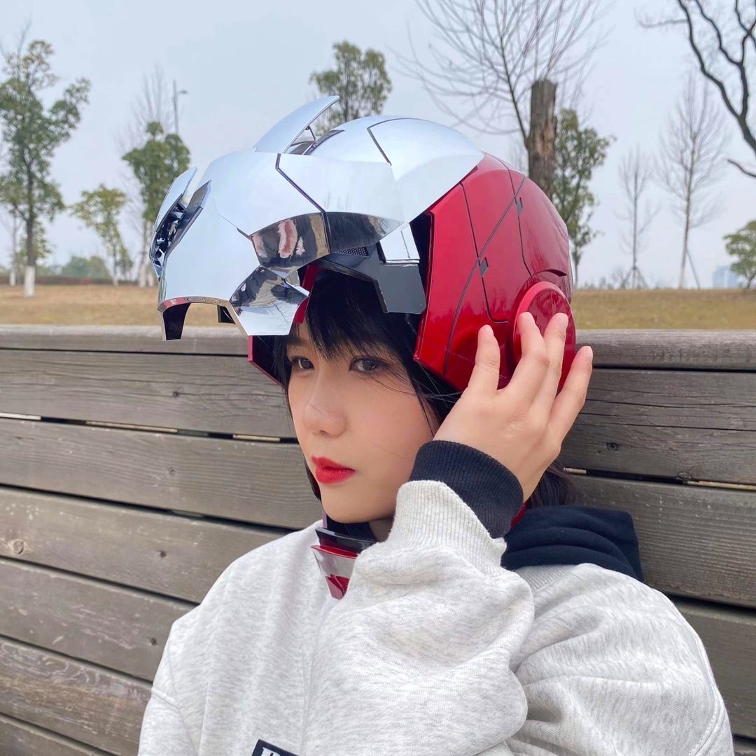 Iron Man Helmet Jarvis Mask Helmet Mask Wearable Iron Man Etsy