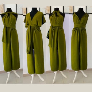 Infinity jumpsuit bridesmaids Evening outfit wedding high quality event jumpsuit large choice of colors image 4