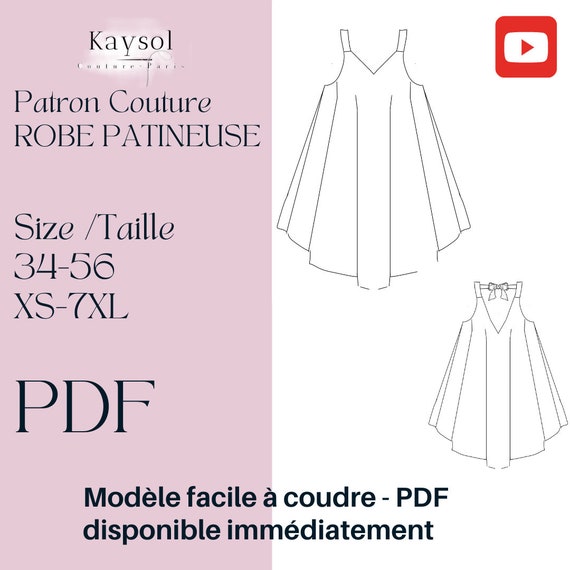 skater dress pattern pdf Valley knit skater dress with lantern sleeves and other options (PDF)
