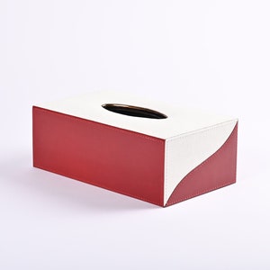 Caja de pañuelos, soporte de pañuelos, caja de pañuelos, cubierta de tejido de cuero, caja de servilletas, decoración de mesa, soporte de pañuelos para el hogar, oficina, organizador de escritorio