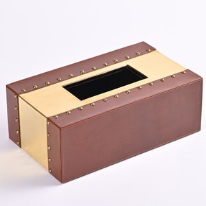 Servilletero, porta pañuelos, caja de pañuelos, cubierta de tejido de cuero, caja de servilletas, decoración de mesa, porta pañuelos para el hogar, oficina, organizador de escritorio