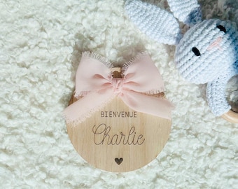 Carte naissance bébé personnalisée en bois. Carte bienvenue bébé| Souvenir de naissance | Cadeau de Naissance | cadeau bébé | boite souvenir