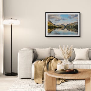 Norwegian Mountain Lake Poster – Gjende in Jotunheimen, Wall Art, Nordic Nature Print, Norway Landscape Photography Photo paper poster