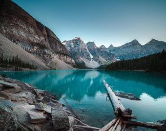 Moraine Lake , Rocky Mountains, Canada, digital file, Banf National Park