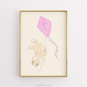 Pink Nursery Prints, Fun Nursery Decor Prints, Baby Girl Room Decor Pink, Pink Prints, Girl Room Gallery Wall Art, Kids Room Decor, DIGITAL