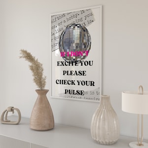 Retro Groovy Print Vintage Retro Wand Kunst 70er Jahre Stil Poster Trend Print Illustration Funky Poster Printable Hippie Wanddekor
