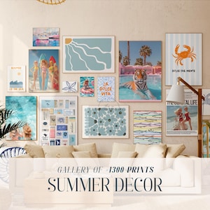 MEGA BUNDLE OF 1300 Coastal Wall Set Prints, Nautical Decor, Surf Prints, Prints Summer Wall Art, Beach Prints, Trendy Beach Gallery Wall