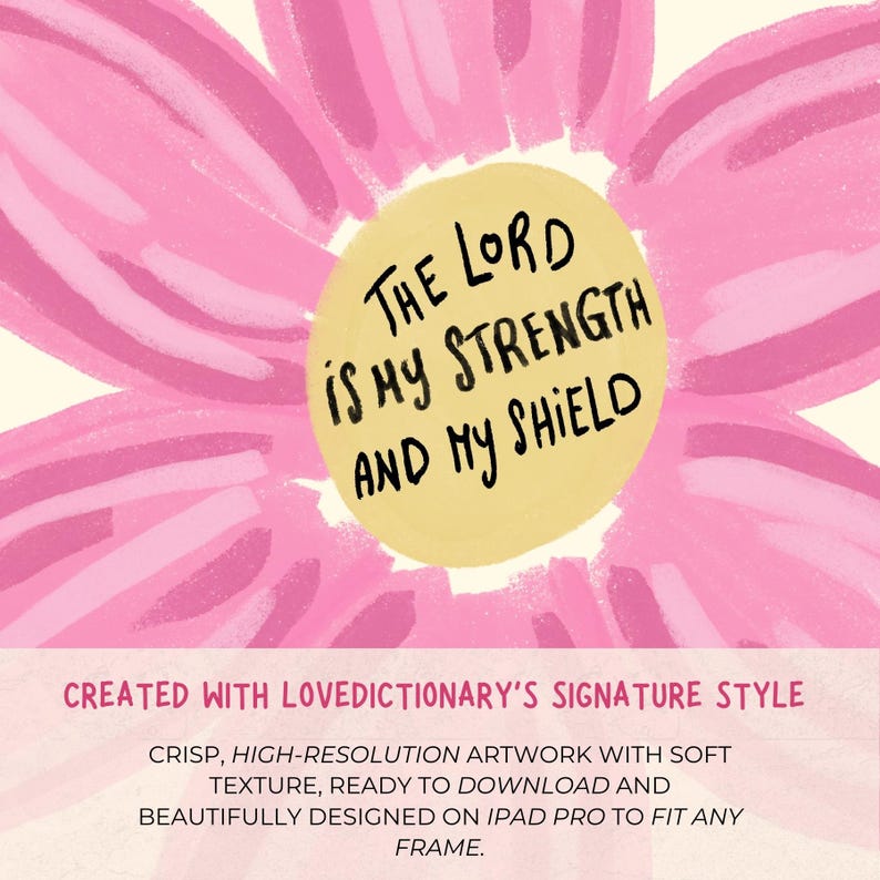 Christian Coquette Wall Art Bundle, Pink Bible Verse Prints (Digital Download) image 10