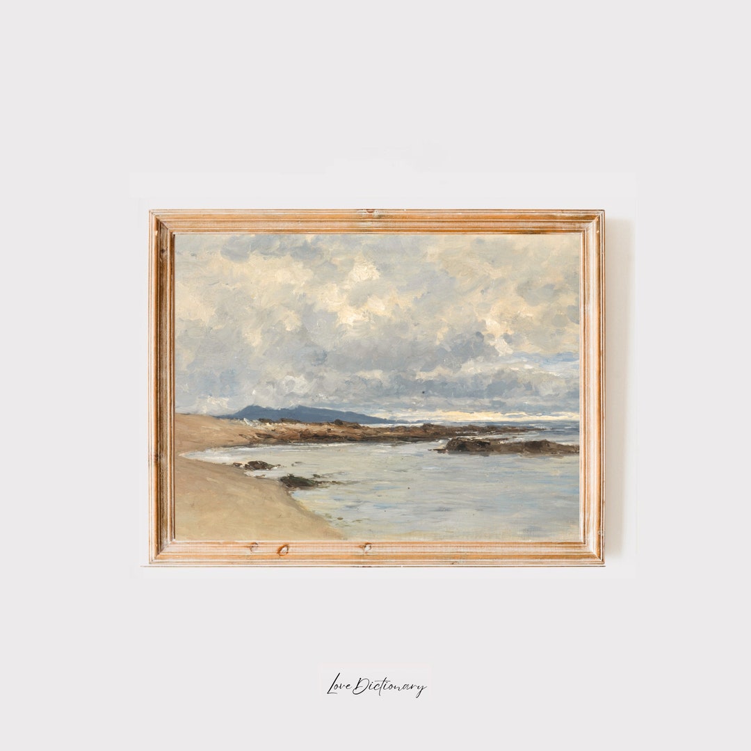 Vintage Beach Wall Art, Coastal Art Prints, Nautical Wall Art, Vintage