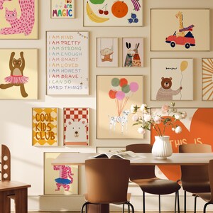 Bundle of 120 Nursery Prints, Kids Room Wall Art, Kids Bedroom Print ...