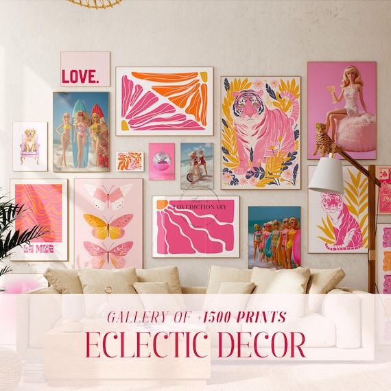 Pink Eclectic Art Print Mega Bundle (digital Download) - Etsy