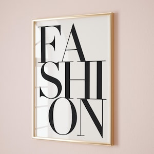 Citation sur la mode, Illustration de mode, Stylisme, Affiche de mode, Citation pour déco pour chambre de fille, Décoration pour chambre de bébé, Citation pour fille, Mode