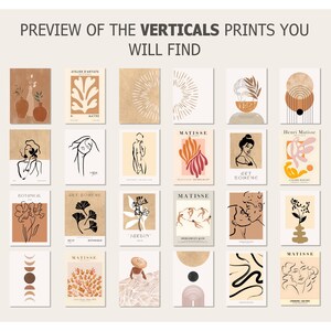 May include: A collection of 20 printable art prints featuring abstract designs in a minimalist style. The prints feature a variety of colors, including brown, beige, pink, and orange. The prints are perfect for adding a touch of modern art to any room.