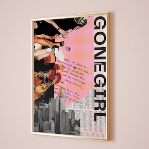 New York City Retro Art Print, Trendy College Apartment Decor, City Girl Art, Bar Cart Decor, Valentine Gift, Printable Wall Art