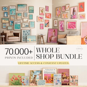 Entire Shop Sale, Bundle Wall Art, Vintage Gallery Set, Eclectic and Maximalist Prints, Kitchen Wall Decor, Trendy Posters, Travel Artwork