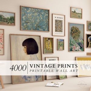 4000+ Gallery Wall Set, MEGA BUNDLE MIX Set, Eclectic Wall Art, Japanese Poster, Vintage Wall Set, Maximalist Decor, Digital Download
