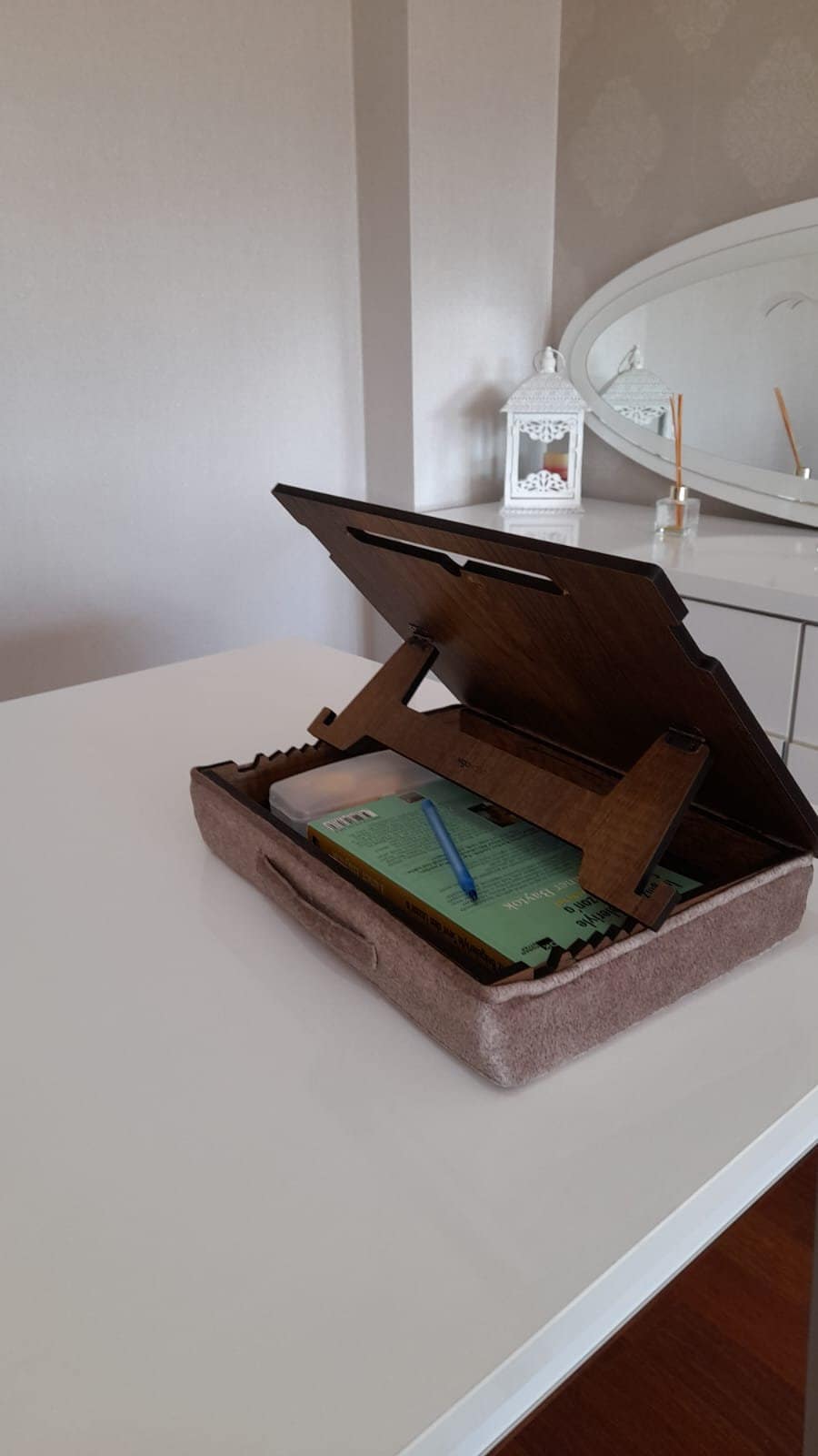 Portable Book Stand, Book Stand for Reading, Lap Book Stand, Laptop Lap ...