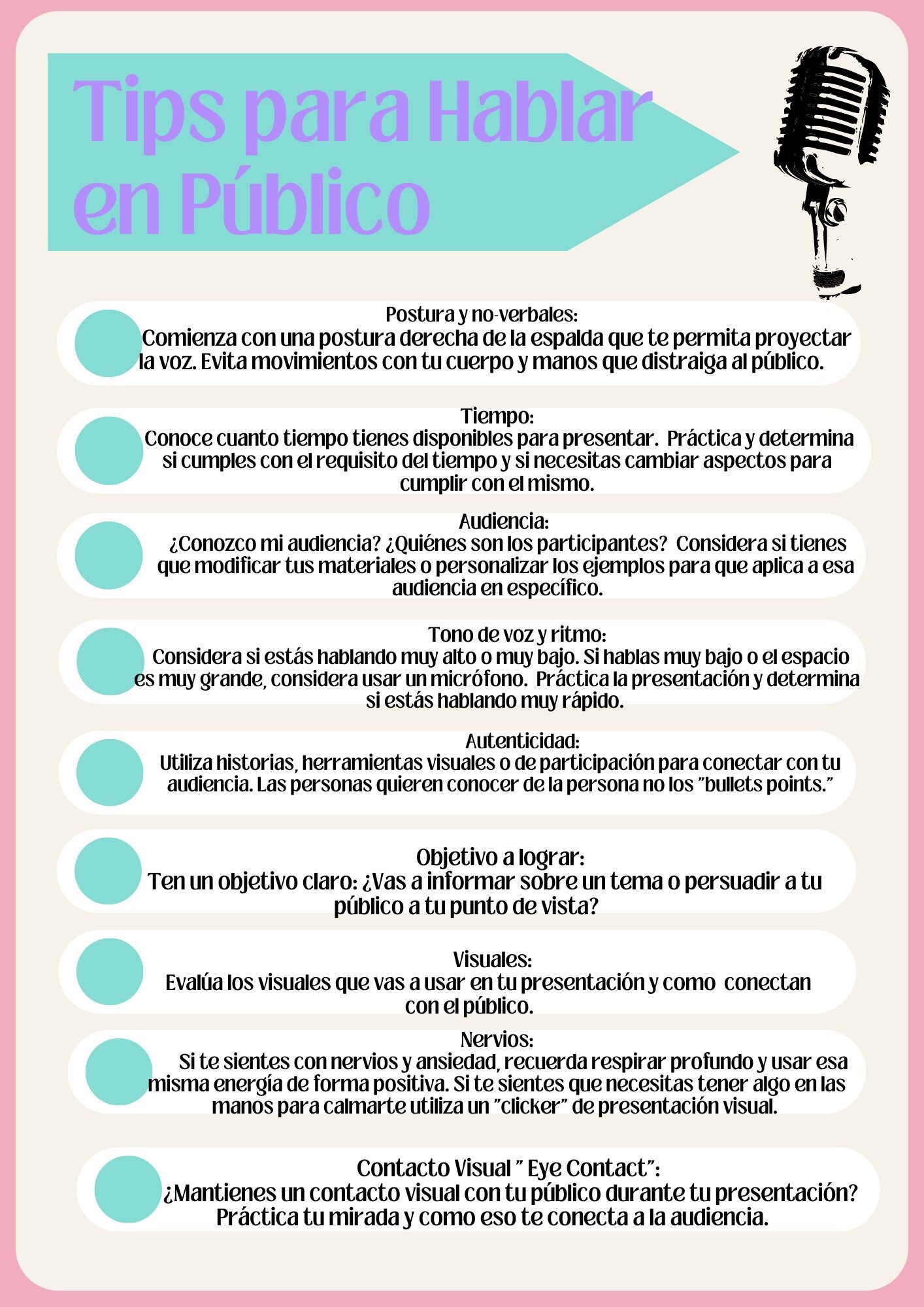 Public Speaking Tips in SPANISH/ Consejos Para Hablar En Público ...