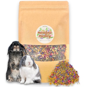 Meadow Medley Herbal Blend for Rabbit Hay - Blissful Digestive Support