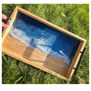 Ocean Themed Resin Tray