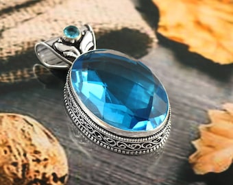Pendentif Vintage Poisson Bleu - Bretelle à Clip Pour Homme, Neuf Avec étiquettes, Made In USA