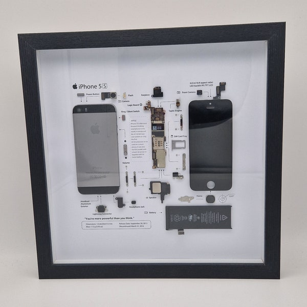 Iphone 5s Bilderrahmen, Iphone zerlegt, iPhone Teardown Templates, Frame iPhone,