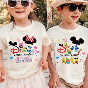 Disney Cousin Crew 2025 Shirt, Mickey Minnie Family Trip Shirt, Cousins Trip Tee, Cousin Crew Tee, Disneyland With My Cousins Sweatshirt
