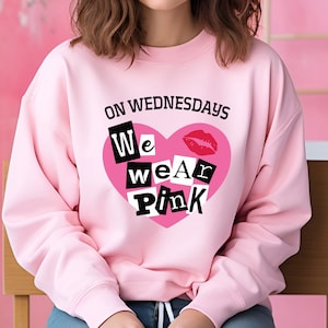 On wednesdays we wear pink sweater sale
