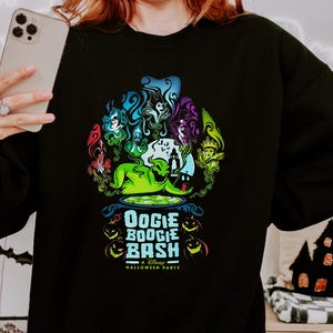 Disney Boogie Shirt, Halloween Oogie T-Shirt, Disney Bösewichte Halloween Hoodie, Oogie Halloween T-Shirt, Maleficent Halloween Shirt