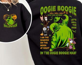 Disney Boogie Man Shirt, I'm The Boogie Sweatshirt, Oogie Halloween T-shirt, Boogieman Shirt, Trick or Treat Sweat
