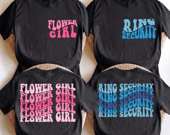 Petal Patrol Shirt, Ring Security Gift, Flower Girl T-Shirt, Ring Bearer Sweater, Wedding Rehearsal Kids Tee, Wedding Party Toddler Tees
