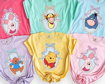 Nalle Puh Comfort Colors®-tröja, Disney Trip-tröja, Puh: Nasse Tiger Känguru Ior T-shirt, WDW-tröjor, Disneyworld-tröja