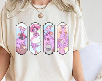 Retro Haunted Mansion Figment Sweatshirt, Disney Purple Dragon T-Shirt, Epcot Disney Trip Shirt, One Little Spark Tee, Figment Hoodie