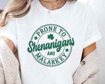 St Patrick Shenanigans Shirt, Irish Shamrock T-Shirt, Saint Patrick Day Luck Tees, St. Pattys Trip Shirt, Funny St. Patty's Gift Shirt