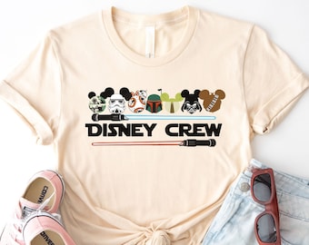 Star Wars Disney Crew Shirt, Disneyland Shirt, Star Wars Disneyworld Shirt, Star Wars T-shirt, Disney Star Wars Shirt, Disney Trip Shirts