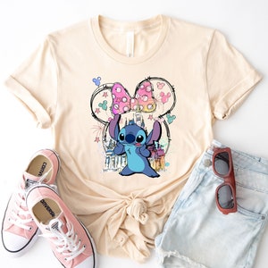 Disney Stitch Shirt, Minnie Bow Stitch Shirt, Stitch Disneyworld Shirt, Disney Vacation Shirts, Disney Castle Shirt, Magic Kingdom Shirt