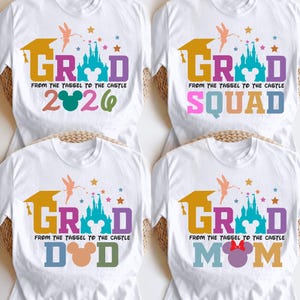 Disney Grad 2026 Shirt, Graduation Castle Family Trip Tee, Magic Kingdom Graduate Trip Shirt, Class of 2026 T-Shirt, Mickey Grad Shirt