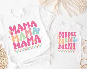 Mama und Mini Shirt, Mutter und Tochter Shirt, Mama und Baby Shirts, Muttertag Shirt, Mama Shirt, Mama und ich Shirts