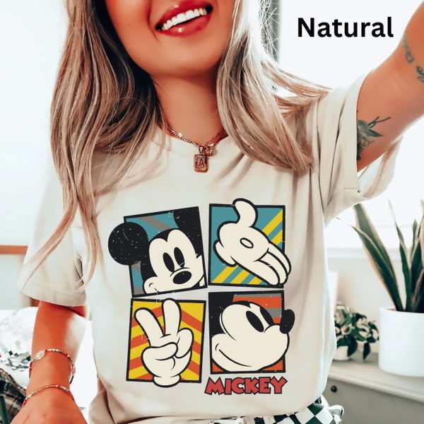 Disney Classic Mickey Mouse Pose T-Shirt, Mickey Shirt, Disneyland Holiday Vacation Shirt, Disney Retro Shirt, Mickey Mouse Vintage Style