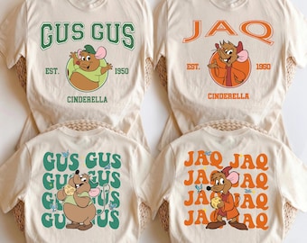 Jaq and Gus Gus Shirt, Mice T-Shirt, Princess Mouse Tee, Cinderella Sweatshirt